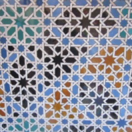 Mosaic tiles at Alcazar Seville